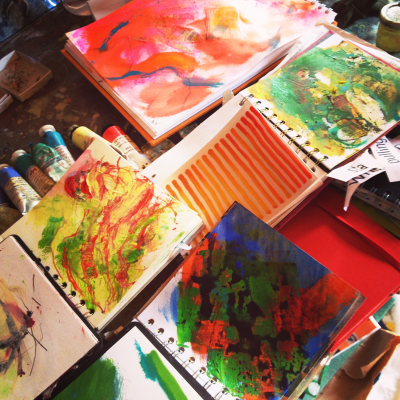 studio-sketchbooks-playing-with-colour-and-texture-in-sketchbooks